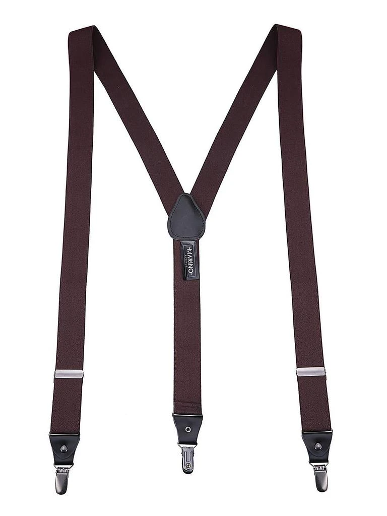 商品Mio Marino|Canvas Twill 1.25Inch Wide Suspender and Bow Tie Set,价格¥205,第1张图片