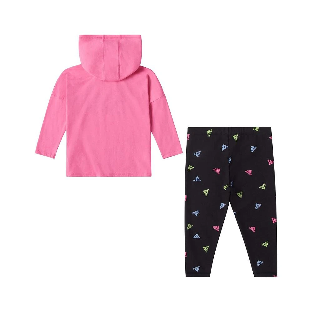 商品Adidas|Baby Girls Hooded T Shirt and Printed Leggings, 2 Piece Set,价格¥180,第2张图片详细描述