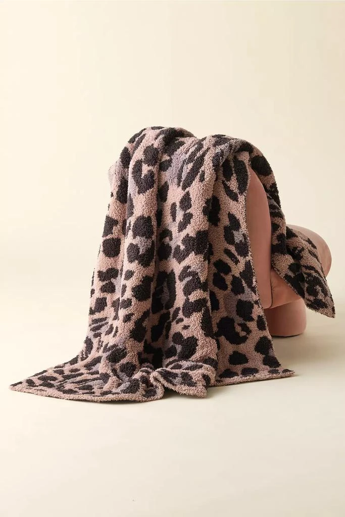 商品Urban Outfitters|Barefoot Dreams CozyChic Leopard Print Throw Blanket,价格¥1385,第1张图片