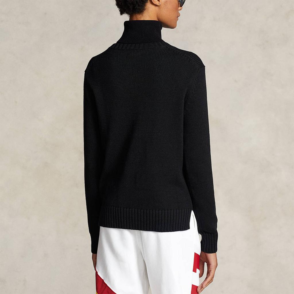 Polo Ralph Lauren Women's Ski Bear-Long Sleeve-Pullover Jumper - Black Multi商品第2张图片规格展示