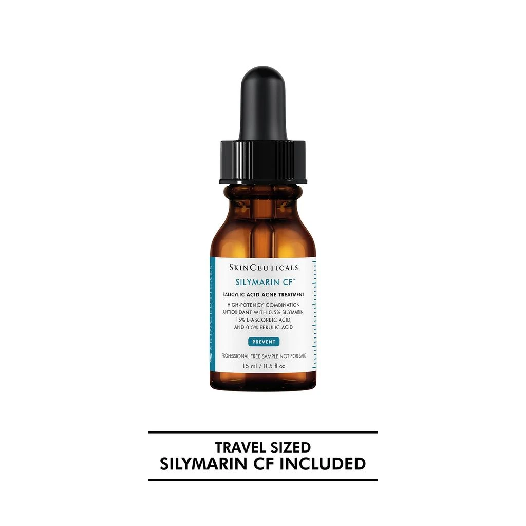 商品SkinCeuticals|SkinCeuticals Clarifying Adult Acne Skin System with Salicylic acid & Travel Sized Silymarin CF Vitamin C Serum,价格¥1776,第3张图片详细描述