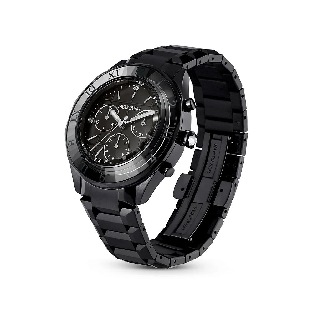 商品Swarovski|Women's Quartz Black Metal Watch, Swiss Made 39mm,价格¥4895,第2张图片详细描述