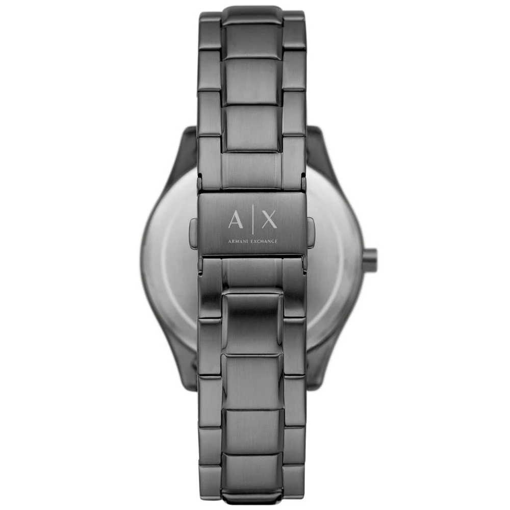 商品Armani Exchange|Men's Dante Multifunction Gunmetal Stainless Steel Watch 42mm,价格¥1396,第3张图片详细描述