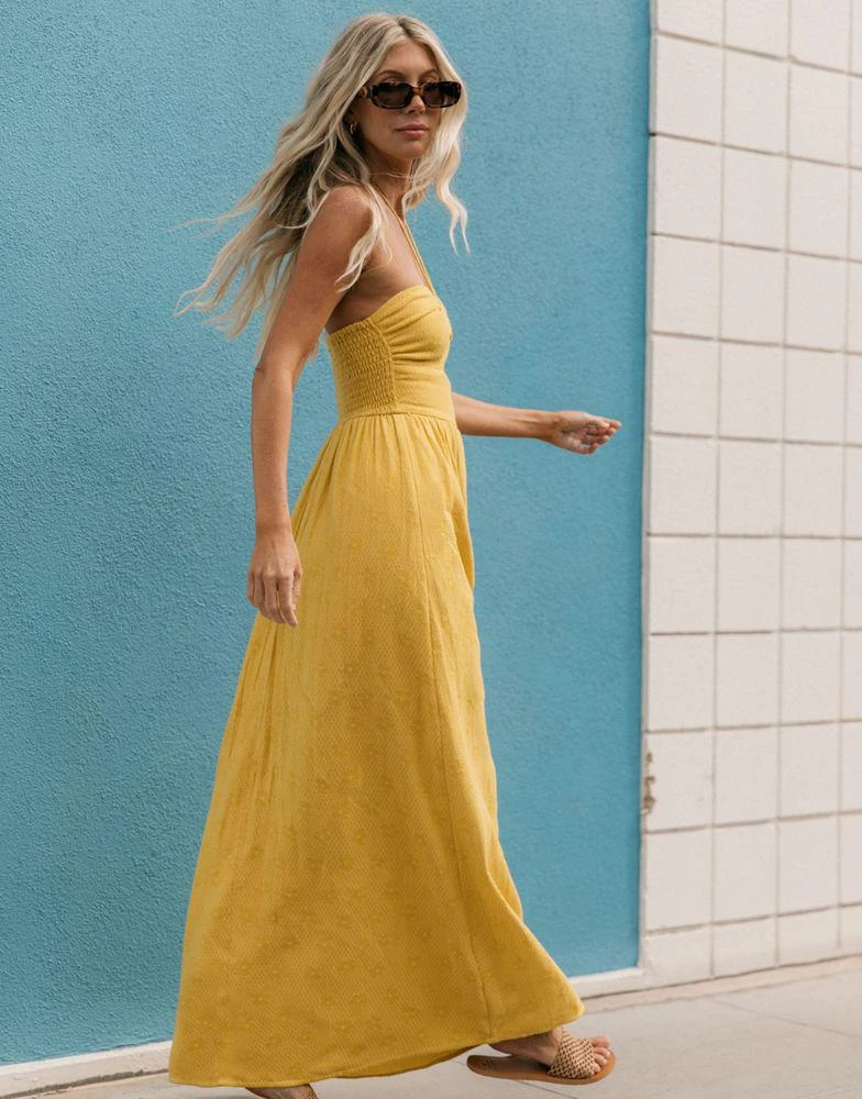 商品Billabong|Billabong X Salty Blonde Sunset Glow maxi summer dress in yellow  ,价格¥993,第3张图片详细描述