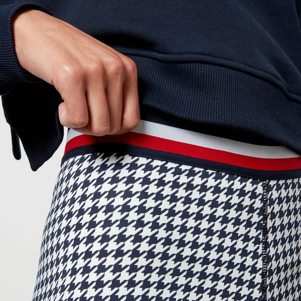 商品Tommy Hilfiger|Tommy Sport Women's Aop Tape Shorts - Houndstooth Desert Sky,价格¥222,第4张图片详细描述