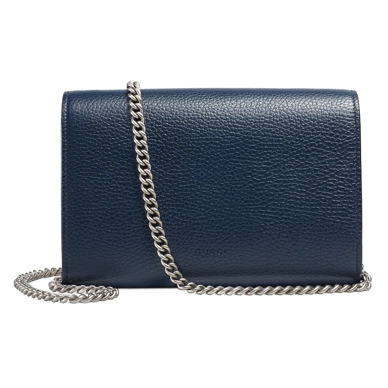 GUCCI/古驰 Dionysus女士迷你黑色皮革WOC单肩包 商品
