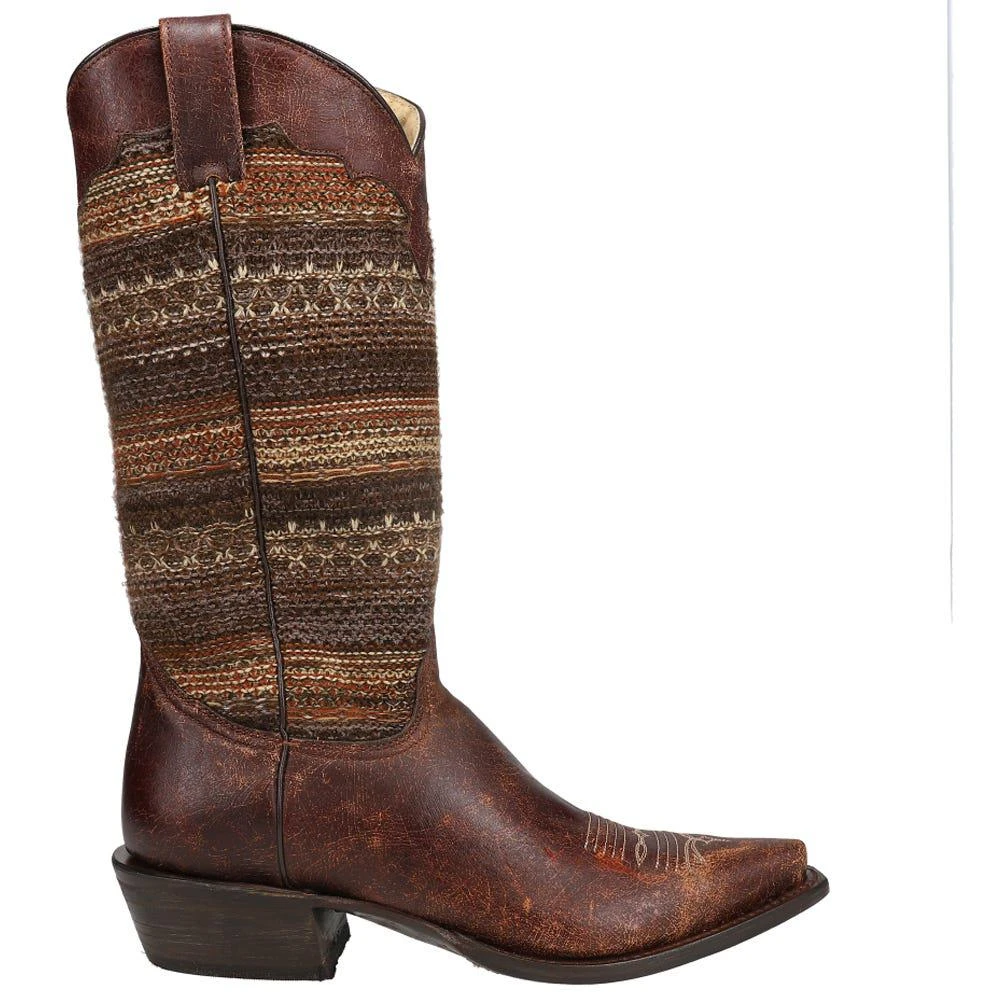 商品Roper|Material Shaft Snip Toe Cowboy Boots,价格¥489,第1张图片详细描述