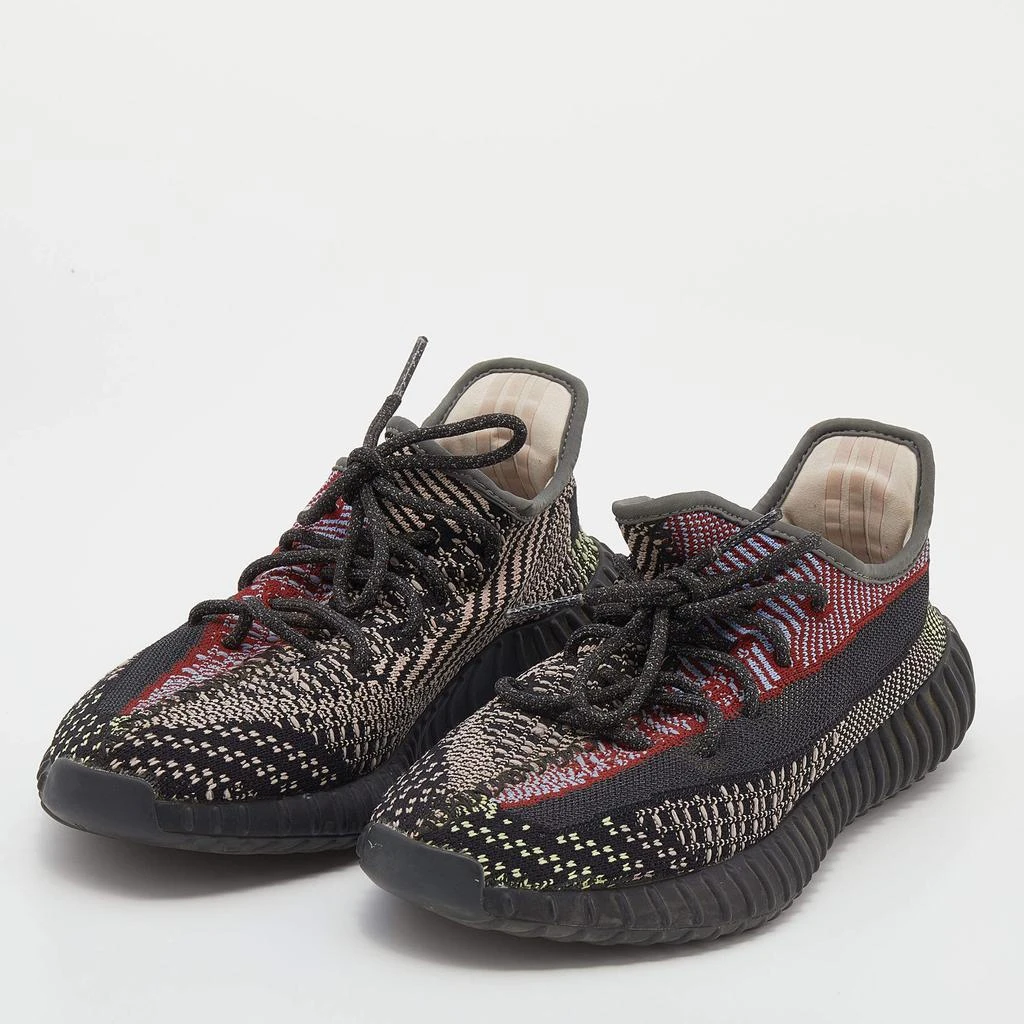 商品[二手商品] YEEZY|Yeezy x Adidas Multicolor Knit Fabric Boost 350 V2 Yecheil (Non-Reflective) Sneakers Size 42,价格¥2521,第2张图片详细描述