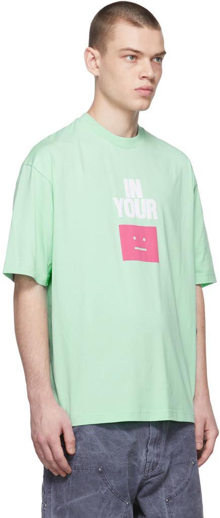 商品Acne Studios|Green Logo T-Shirt,价格¥1122,第4张图片详细描述