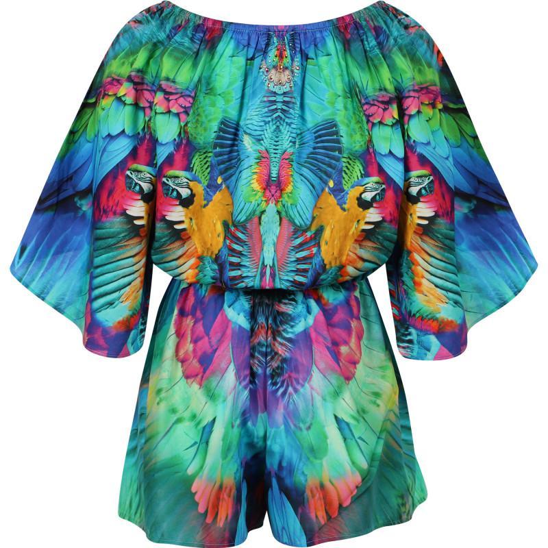 商品Camilla|Age of asterias colorful jumpsuit with crystals embellishment,价格¥2969-¥3163,第4张图片详细描述