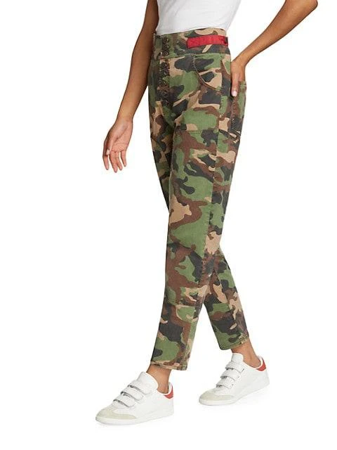 商品VERONICA BEARD|Kane Straight-Leg Camouflage Pants,价格¥1337,第4张图片详细描述
