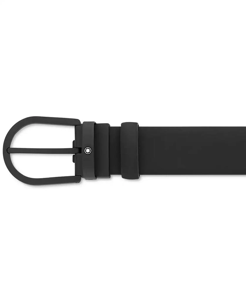 商品MontBlanc|Horseshoe Leather Belt,价格¥3778,第1张图片