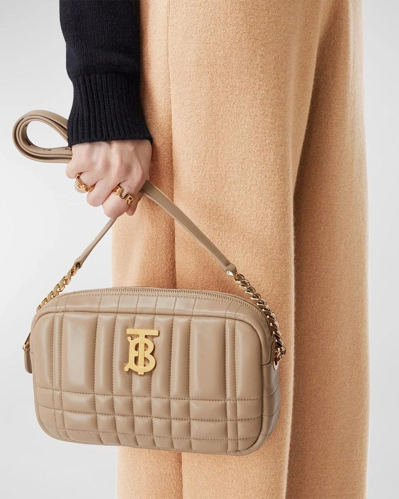 商品Burberry|Lola  Check Quilted Camera Crossbody Bag,价格¥11970,第4张图片详细描述