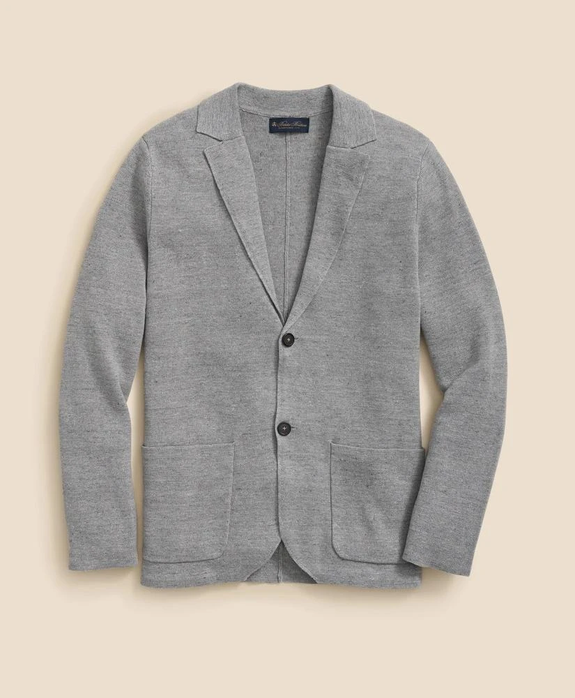 商品Brooks Brothers|Sweater Blazer In Linen-Cotton Blend,价格¥1285,第1张图片