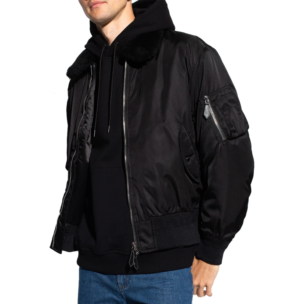BURBERRY 男士黑色羽绒服 8041381 商品