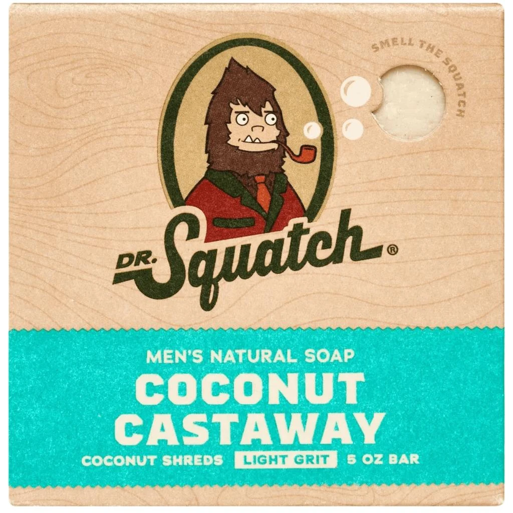 商品Dr. Squatch|Dr. Squatch Coconut Castaway Bar Soap,价格¥56,第2张图片详细描述