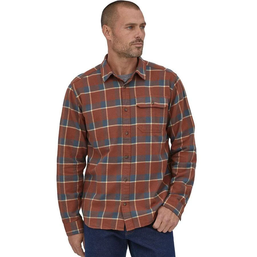 商品Patagonia|Long-Sleeve Cotton in Conversion Fjord Flannel Shirt - Men's,价格¥294,第1张图片