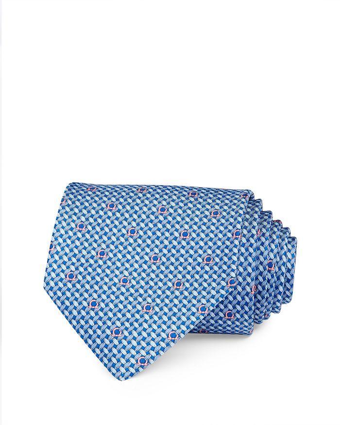 商品Salvatore Ferragamo|Woven Gancini Silk Classic Necktie,价格¥1547,第3张图片详细描述