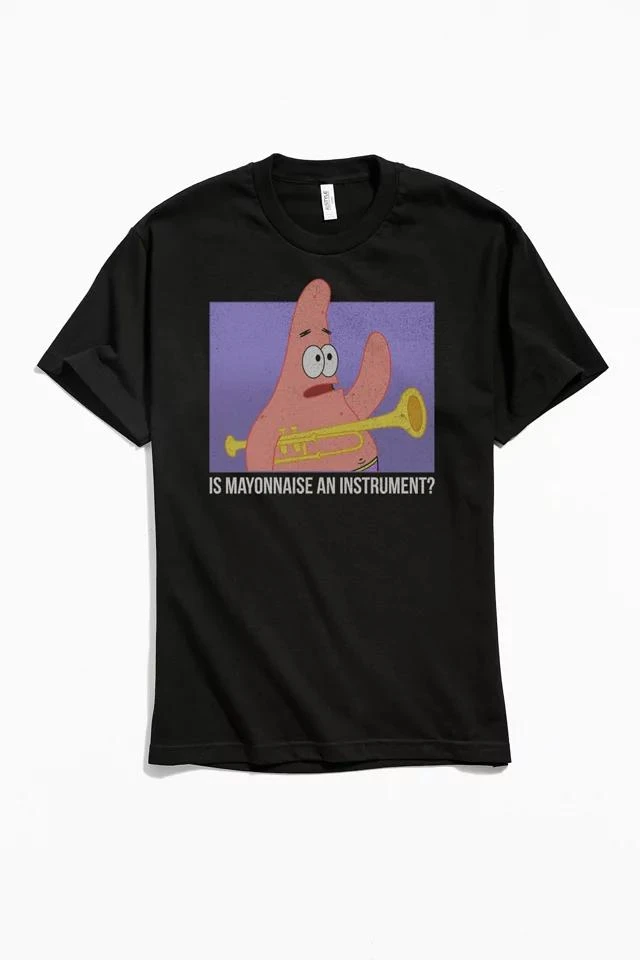 商品Urban Outfitters|Patrick Star Is Mayonnaise An Instrument Tee,价格¥264,第1张图片