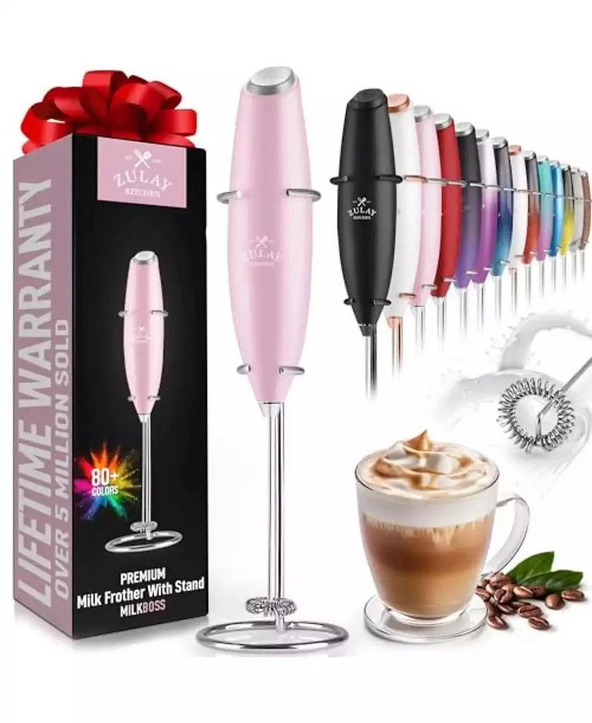 Milk Frother Whisk Handheld Electric Foam Maker with Batteries Included 商品
