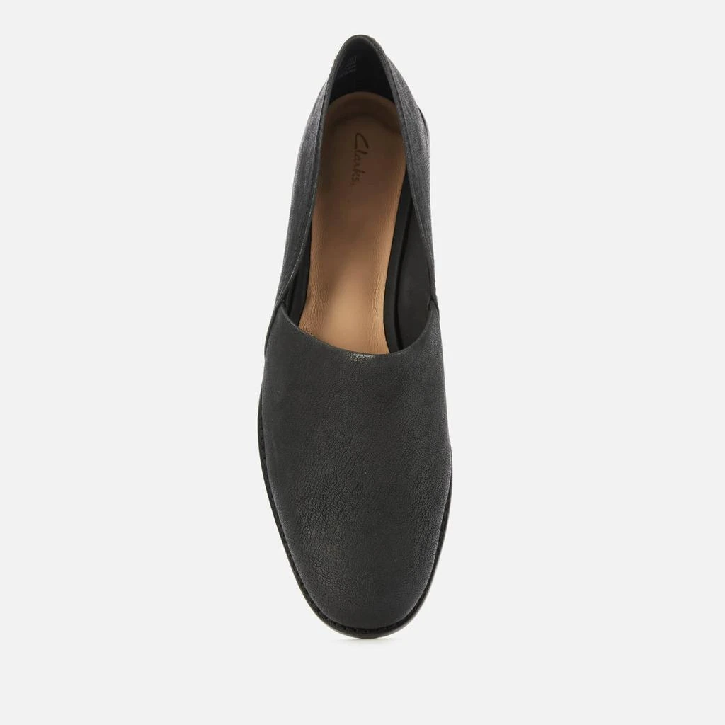 商品Clarks|Clarks Women's Pure Easy Leather Flats - Black,价格¥316,第3张图片详细描述