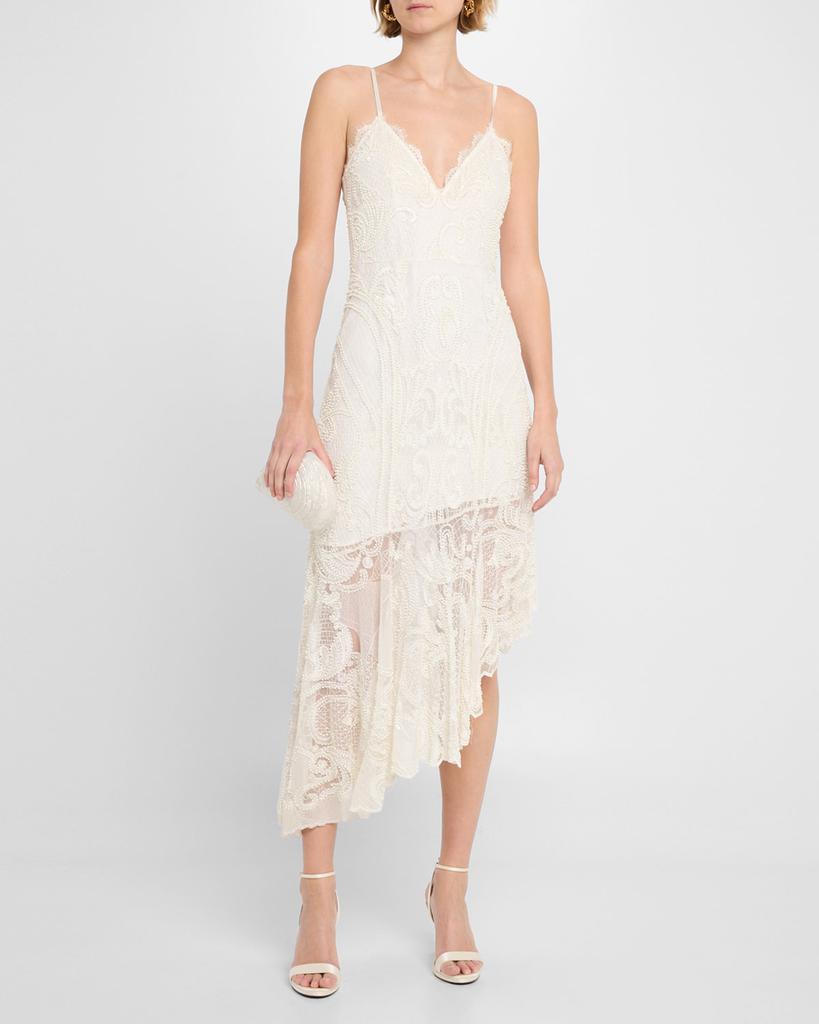 Liv Foster Elara High-Low Beaded Lace Midi Dress - Dresses & Skirts - Free  Shipping - BeyondStyle