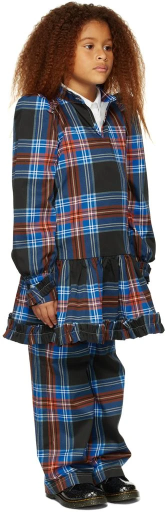 商品Charles Jeffrey Loverboy|SSENSE Exclusive Kids Black Tartan Dress,价格¥1193,第3张图片详细描述