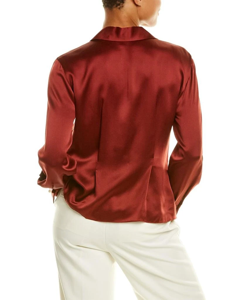 商品Vince|Vince Fitted Shaped Collar Silk Blouse,价格¥1000,第3张图片详细描述