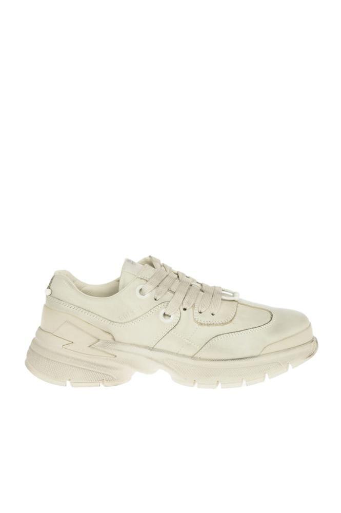 商品Neil Barrett|Neil Barrett Men's  Beige Other Materials Sneakers,价格¥3429,第5张图片详细描述