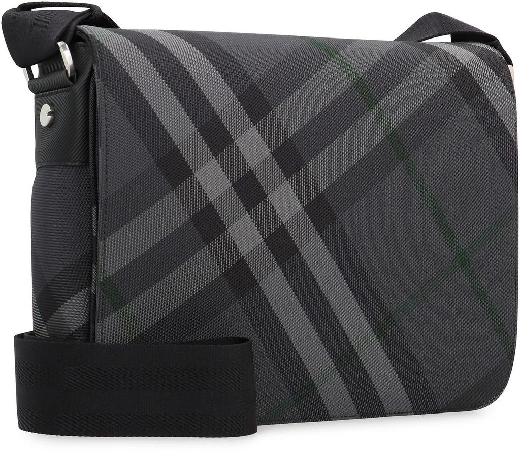 商品Burberry|Burberry Grid Messenger Bag With Check Motif,价格¥7536,第2张图片详细描述