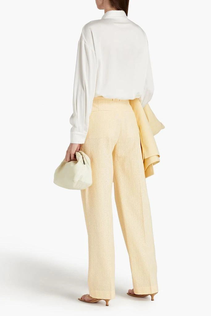 商品Joseph|Tadeo cotton-blend broderie anglaise straight-leg pants,价格¥1451,第3张图片详细描述