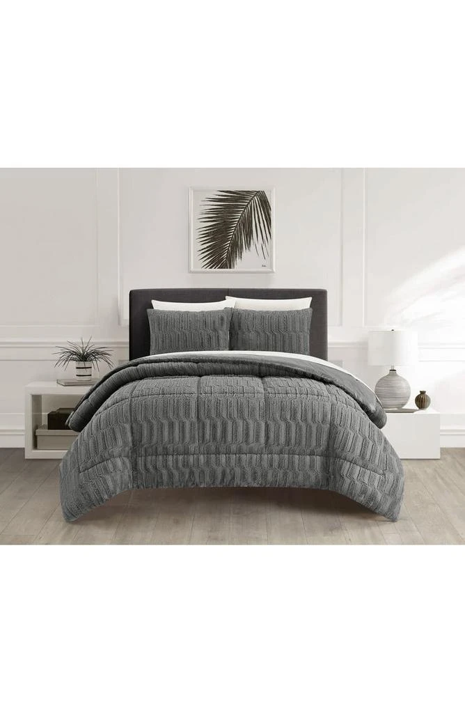 商品CHIC|Pales Faux Rabbit Fur Comforter Set,价格¥889,第4张图片详细描述