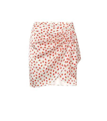 商品CAROLINE CONSTAS|Koren printed stretch-silk wrap skirt,价格¥1595,第1张图片