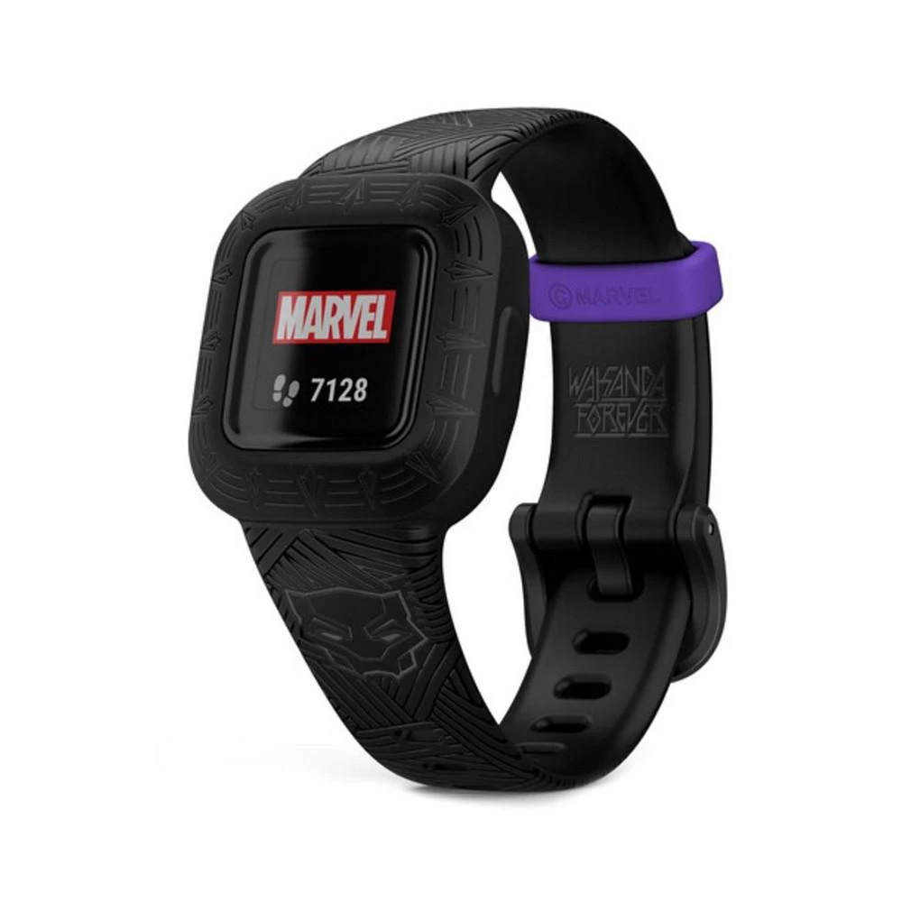 商品Garmin|Unisex Vívofit Jr. 3 Marvel Black Panther Silicone Strap Smart Watch 200mm,价格¥682,第2张图片详细描述