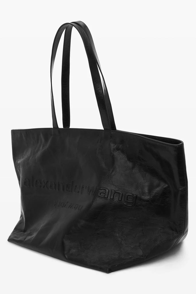 商品Alexander Wang|Punch Tote Bag in Crackle Patent Leather,价格¥4470,第2张图片详细描述