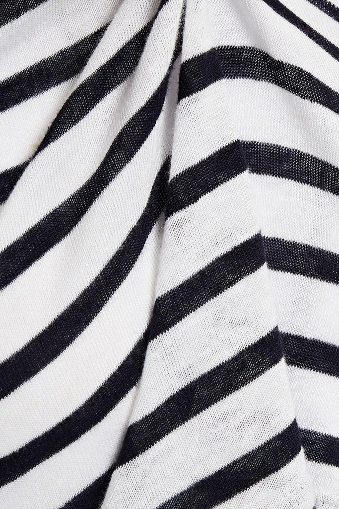 商品Alexander Wang|Cropped striped slub jersey top,价格¥231,第2张图片详细描述