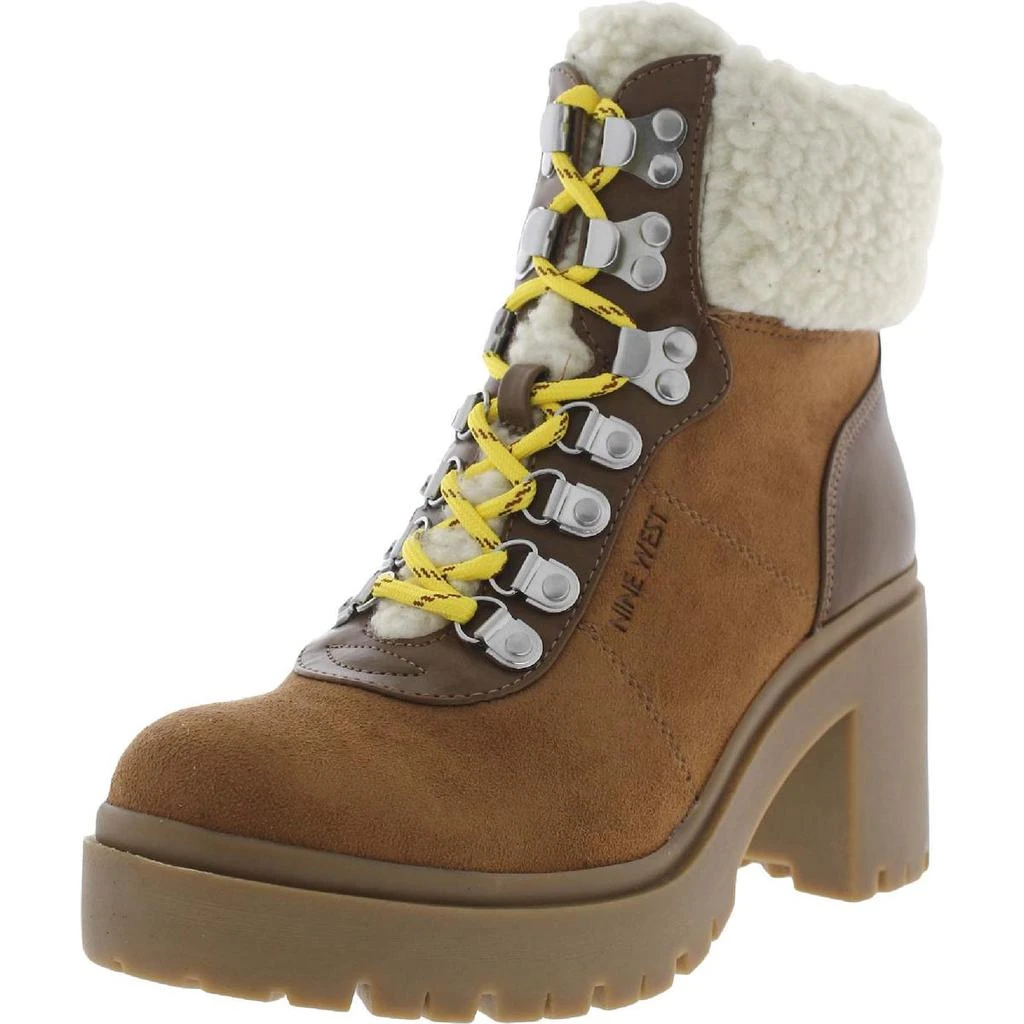 商品Nine West|Nine West Womens Quimbie 2 Block Heel Casual Ankle Boots,价格¥190,第1张图片