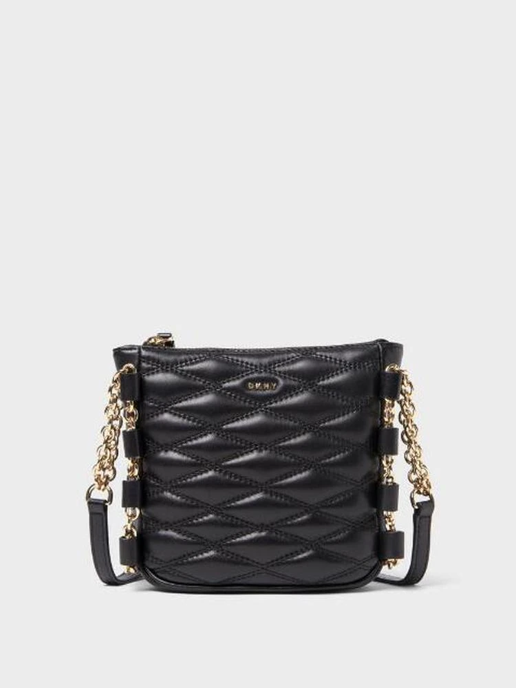 商品DKNY|Diamond Quilted Nappa Chain Small Crossbody,价格¥1502,第1张图片