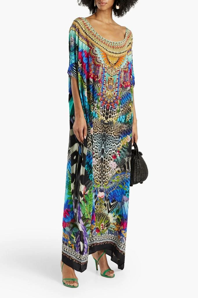 商品Camilla|Embellished printed silk-chiffon kaftan,价格¥2623,第2张图片详细描述
