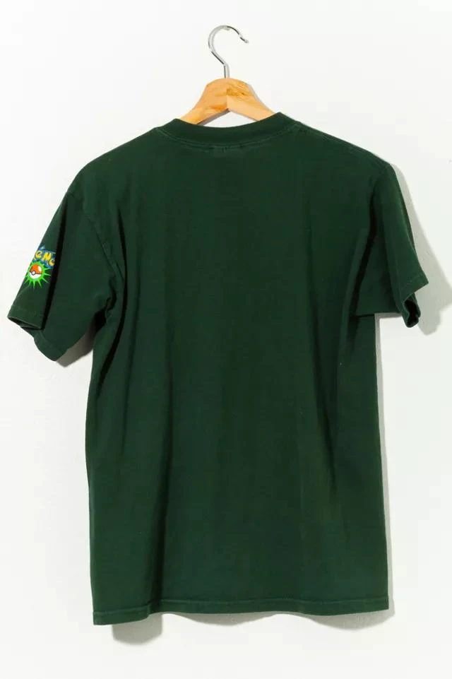 商品Urban Outfitters|Vintage Y2K Pokemon Let's Go Graphic T-Shirt Green,价格¥1509,第2张图片详细描述