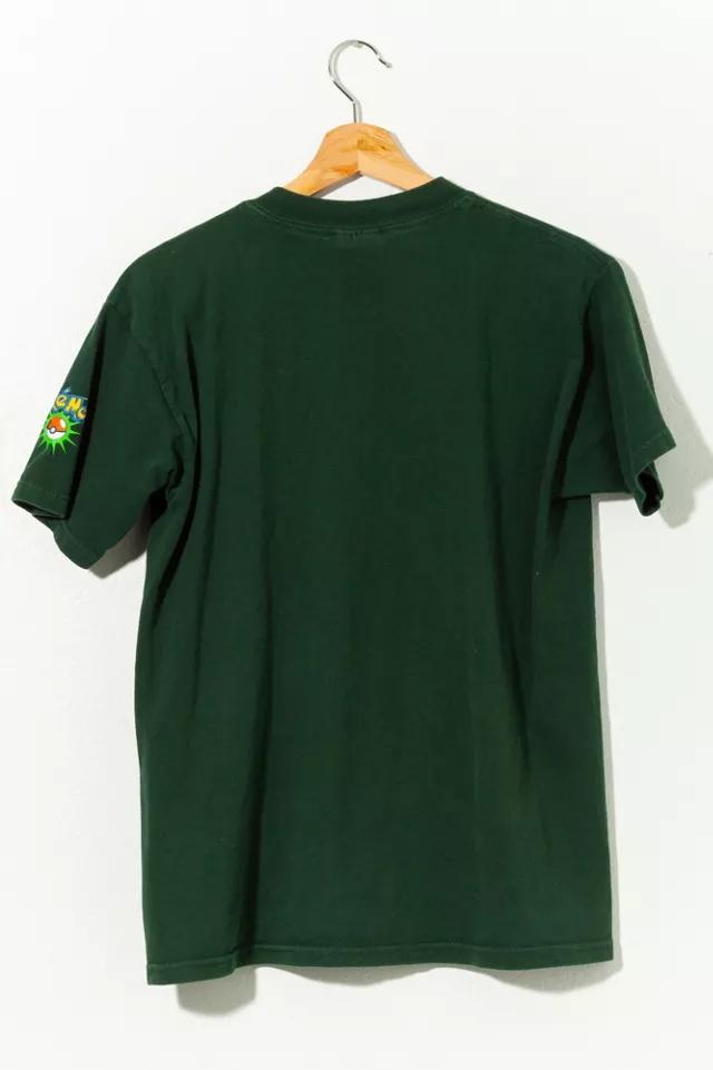 商品Urban Outfitters|Vintage Y2K Pokemon Let's Go Graphic T-Shirt Green,价格¥1501,第4张图片详细描述