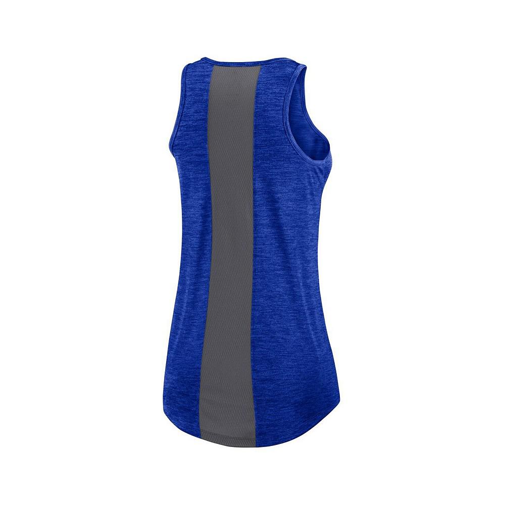 Women's Royal Los Angeles Rams High Neck Performance Tank Top商品第4张图片规格展示