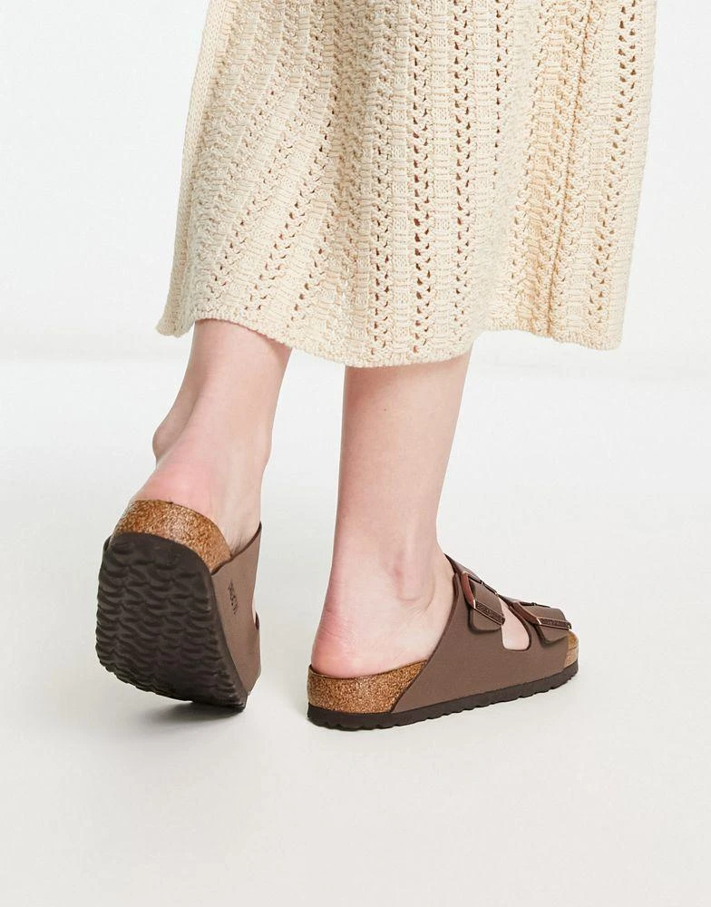 商品Birkenstock|Birkenstock Arizona vegan sandals in mocha brown,价格¥755,第4张图片详细描述