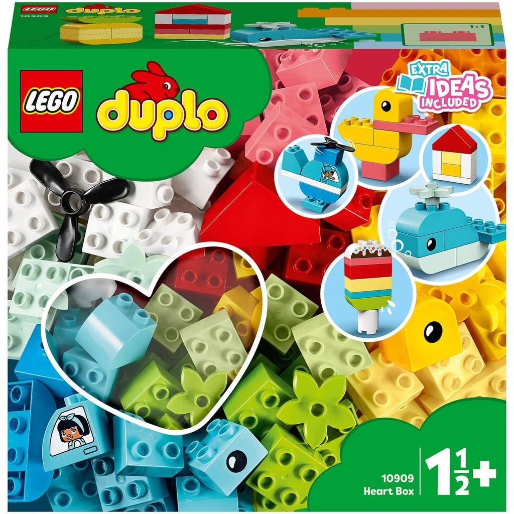 商品LEGO|LEGO DUPLO Classic:: Heart Box Bricks Toy for Toddlers (10909),价格¥202,第1张图片