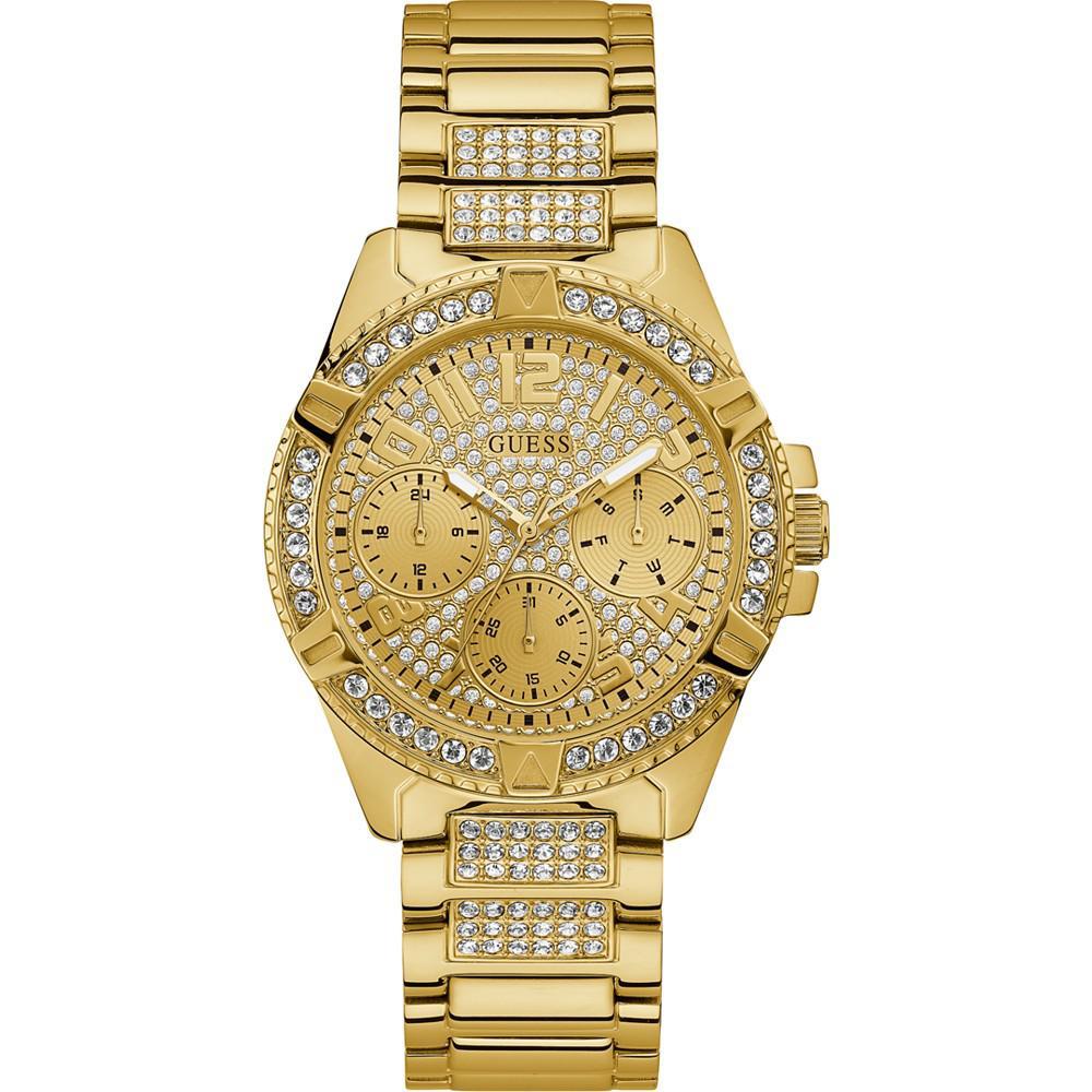 商品GUESS|Unisex Gold-Tone Stainless Steel Bracelet Watch 40mm,价格¥1189,第1张图片