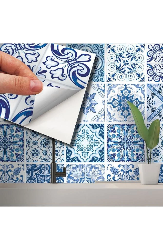 Blue Turkish Mediterranean Wall Tiles - Pack of 5 商品
