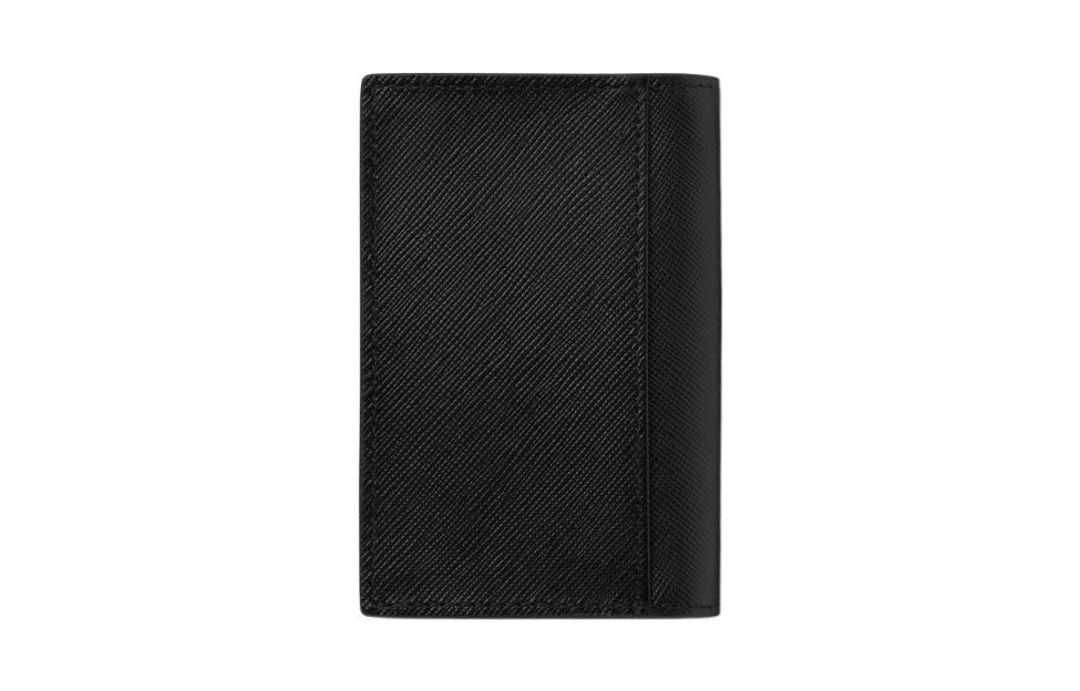 商品[国内直发] MontBlanc|万宝龙 大班系列 简约时尚双折 皮质 名片夹钱夹钱包 男款 黑色,价格¥1599,第6张图片详细描述