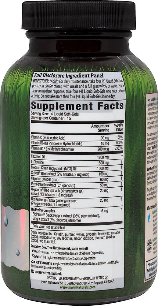 商品Irwin Naturals|Heart Health : Beet Root RED,价格¥159,第2张图片详细描述