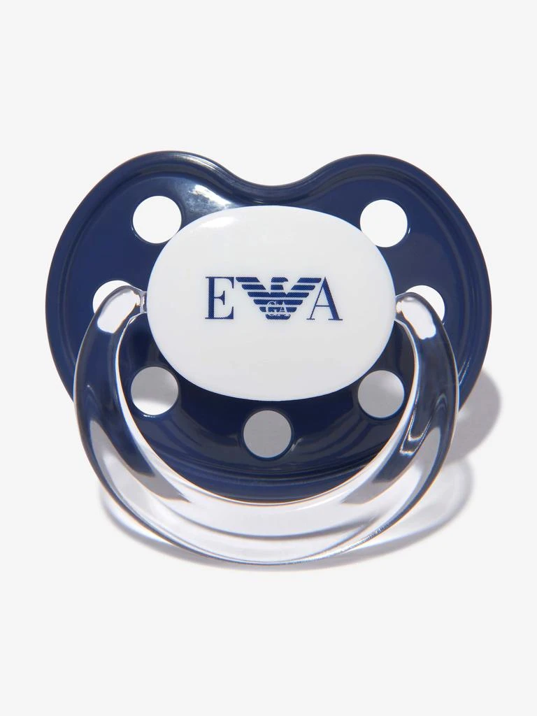 商品Emporio Armani|Emporio Armani Navy Baby Unisex Bottle And Pacifier Set (4 Piece),价格¥703,第2张图片详细描述