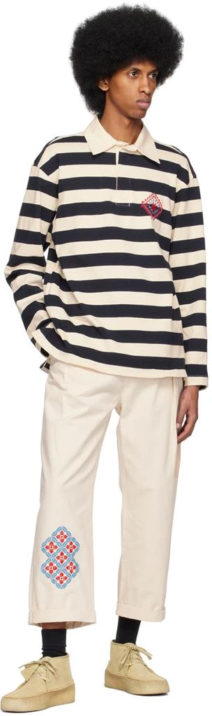 商品ADISH|Off-White & Navy Kharaz Polo,价格¥1295,第4张图片详细描述